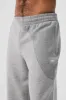 Make Waves Sweatpant - Athletic Heather Grey Tonal sold by Alo Yoga