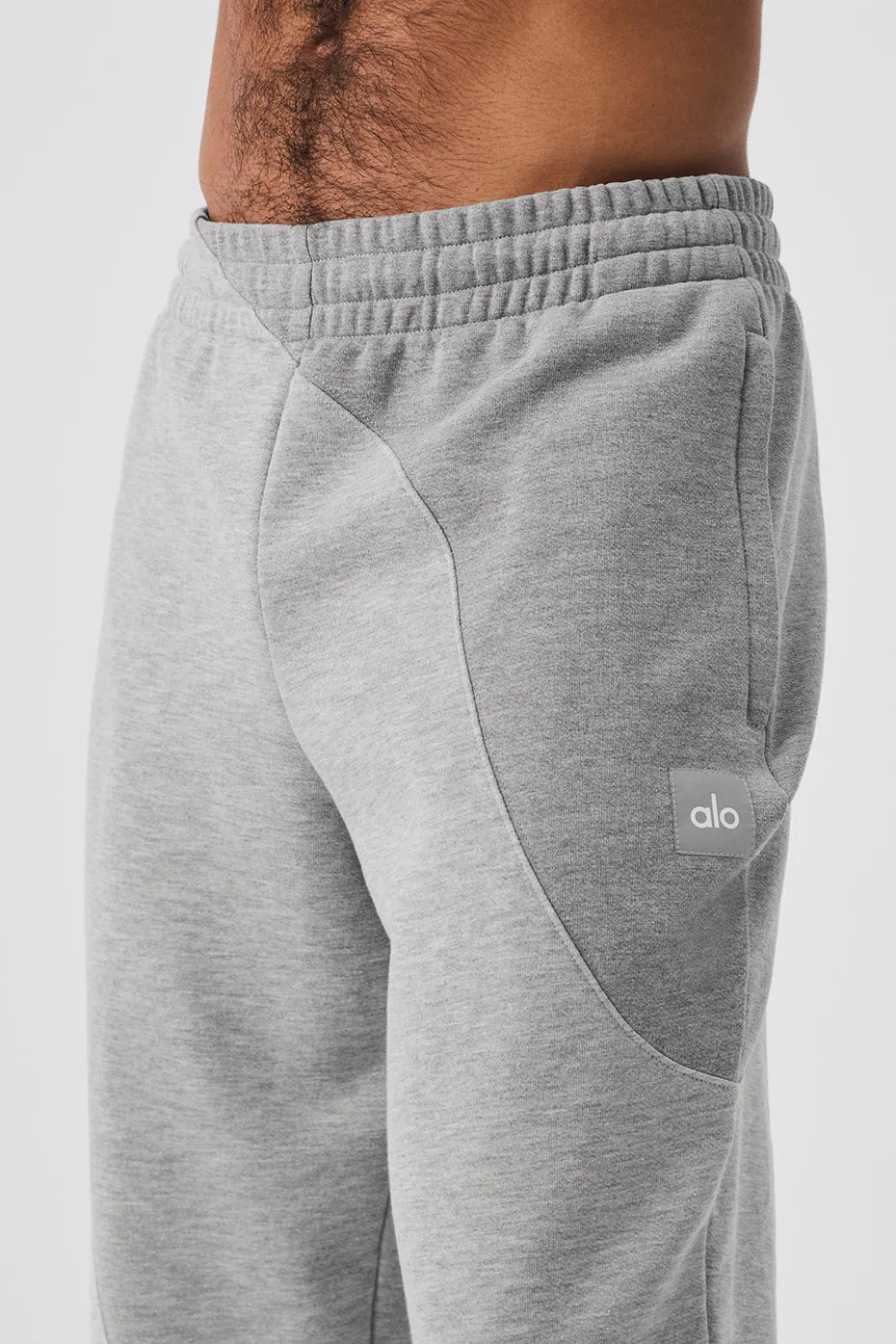Make Waves Sweatpant - Athletic Heather Grey Tonal sold by Alo Yoga product image thumbnail 5