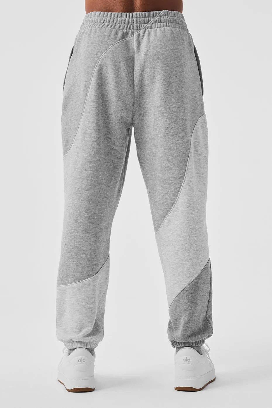 Make Waves Sweatpant - Athletic Heather Grey Tonal sold by Alo Yoga product image thumbnail 4
