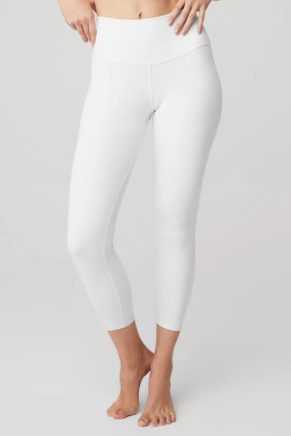 7/8 High-Waist Airbrush Legging - White sold by Alo Yoga