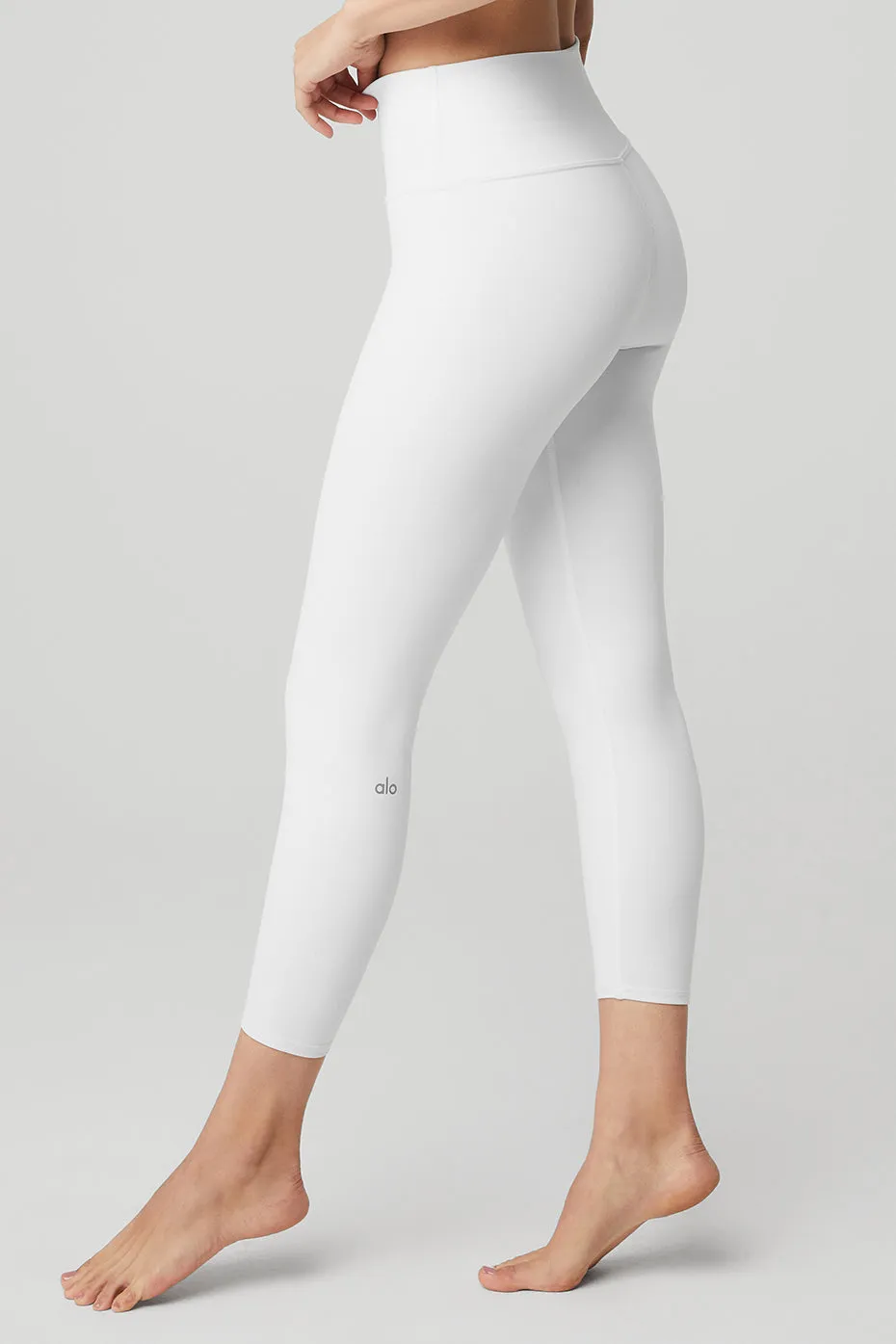 7/8 High-Waist Airbrush Legging - White sold by Alo Yoga product image thumbnail 3