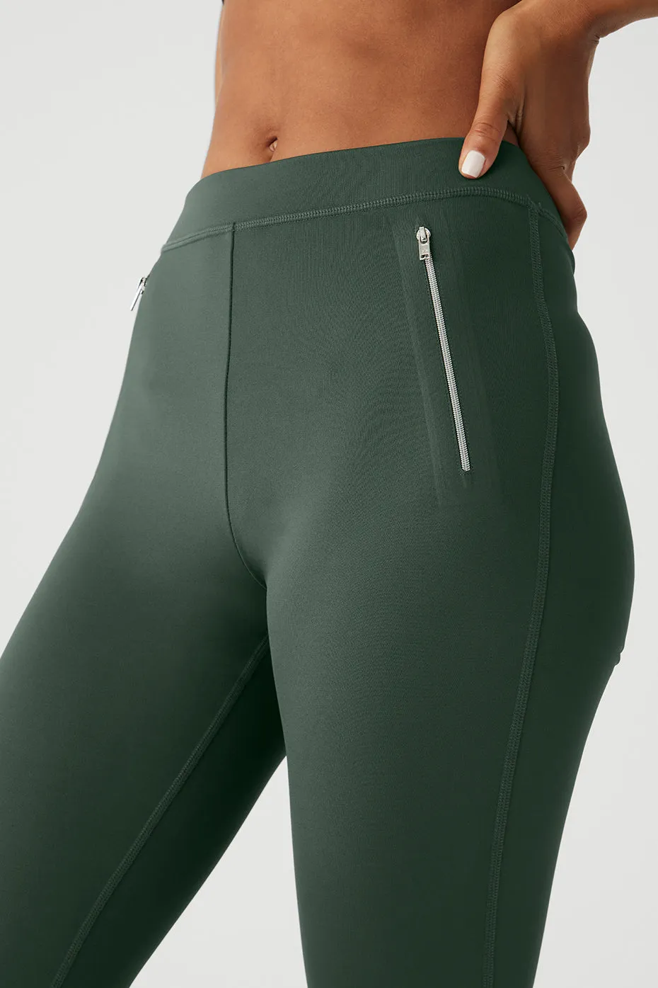 High-Waist Thrill Seeker Legging - Dark Cactus sold by Alo Yoga product image thumbnail 3
