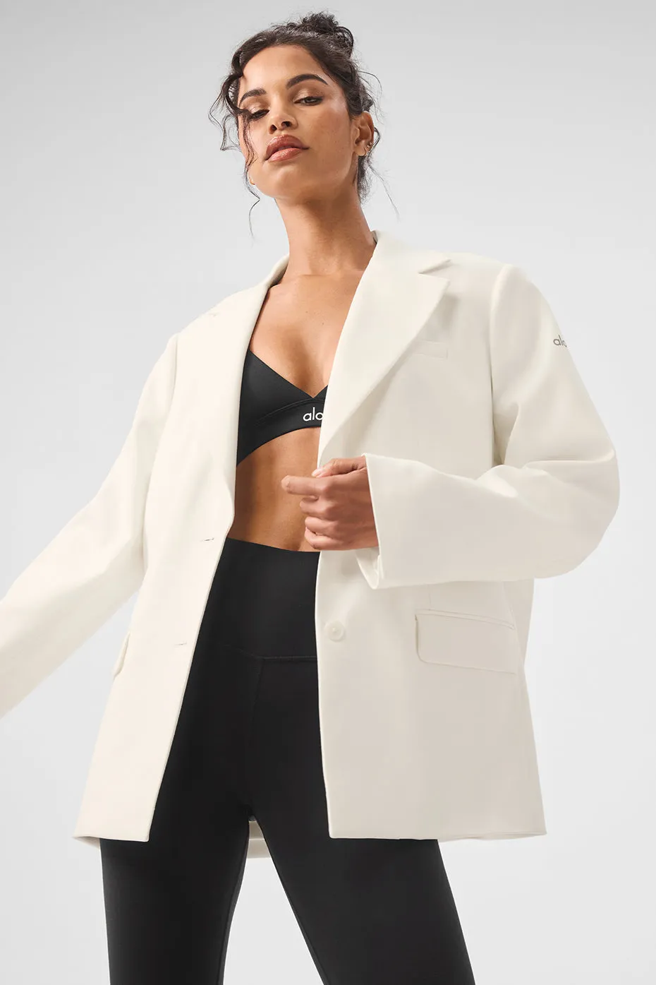 First-Class Blazer - Ivory sold by Alo Yoga