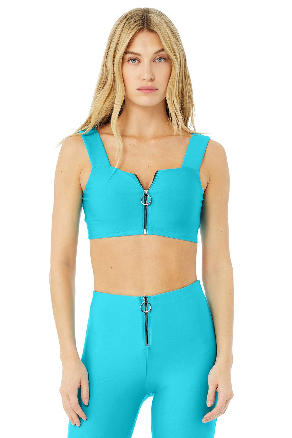 Fast Bra - Bright Aqua sold by Alo Yoga
