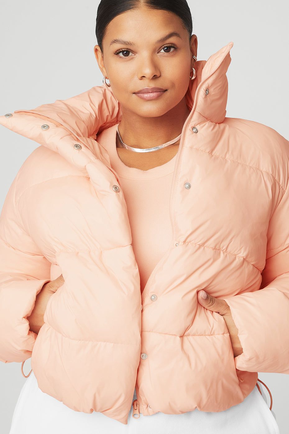 Gold Rush Puffer - Peachy Glow sold by Alo Yoga product image thumbnail 10