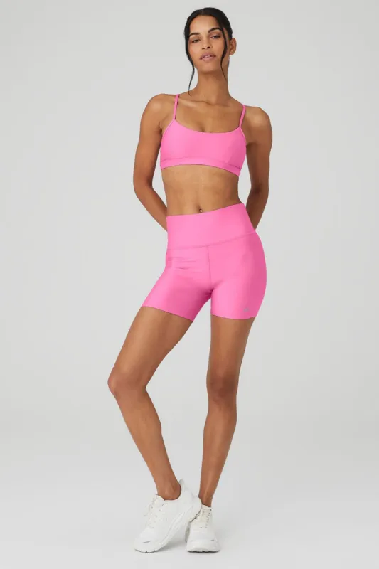 Airlift Intrigue Bra & 5" Airlift Energy Short Set - Paradise Pink sold by Alo Yoga