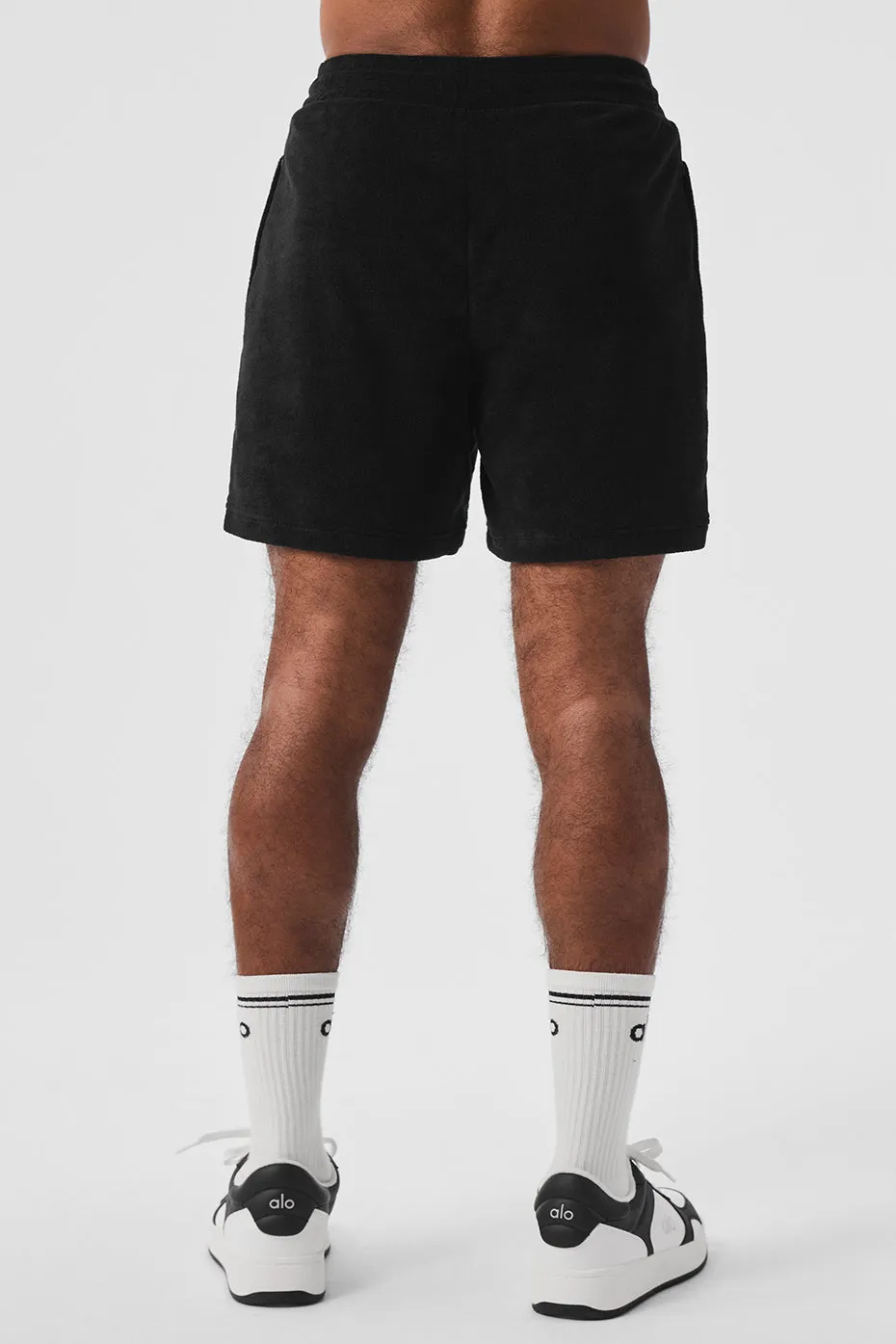 7" Coastal Terry Short - Black sold by Alo Yoga product image thumbnail 3