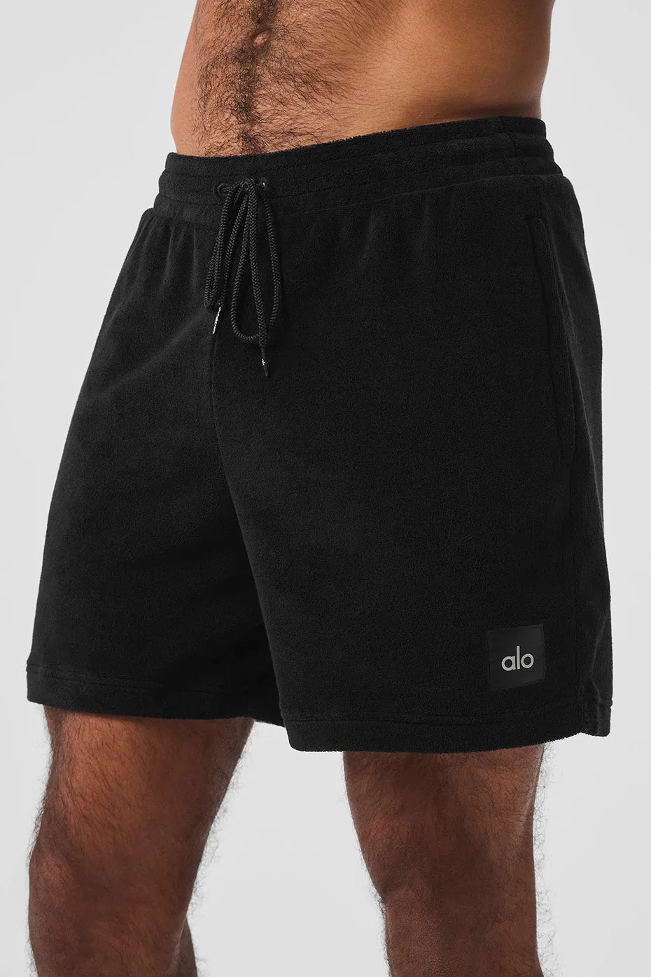 7" Coastal Terry Short - Black sold by Alo Yoga product image thumbnail 2