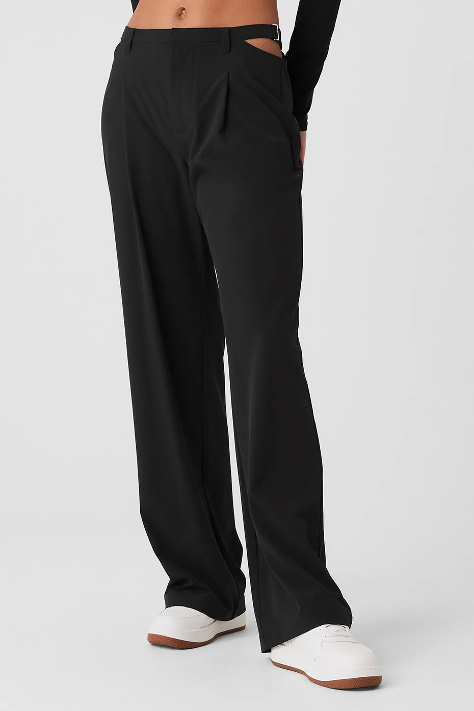 Mid-Rise Showdown Trouser - Black sold by Alo Yoga product image thumbnail 3
