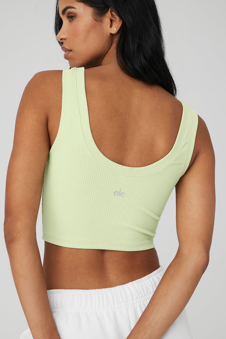 Ribbed Wellness Tank - Iced Green Tea sold by Alo Yoga product image thumbnail 5