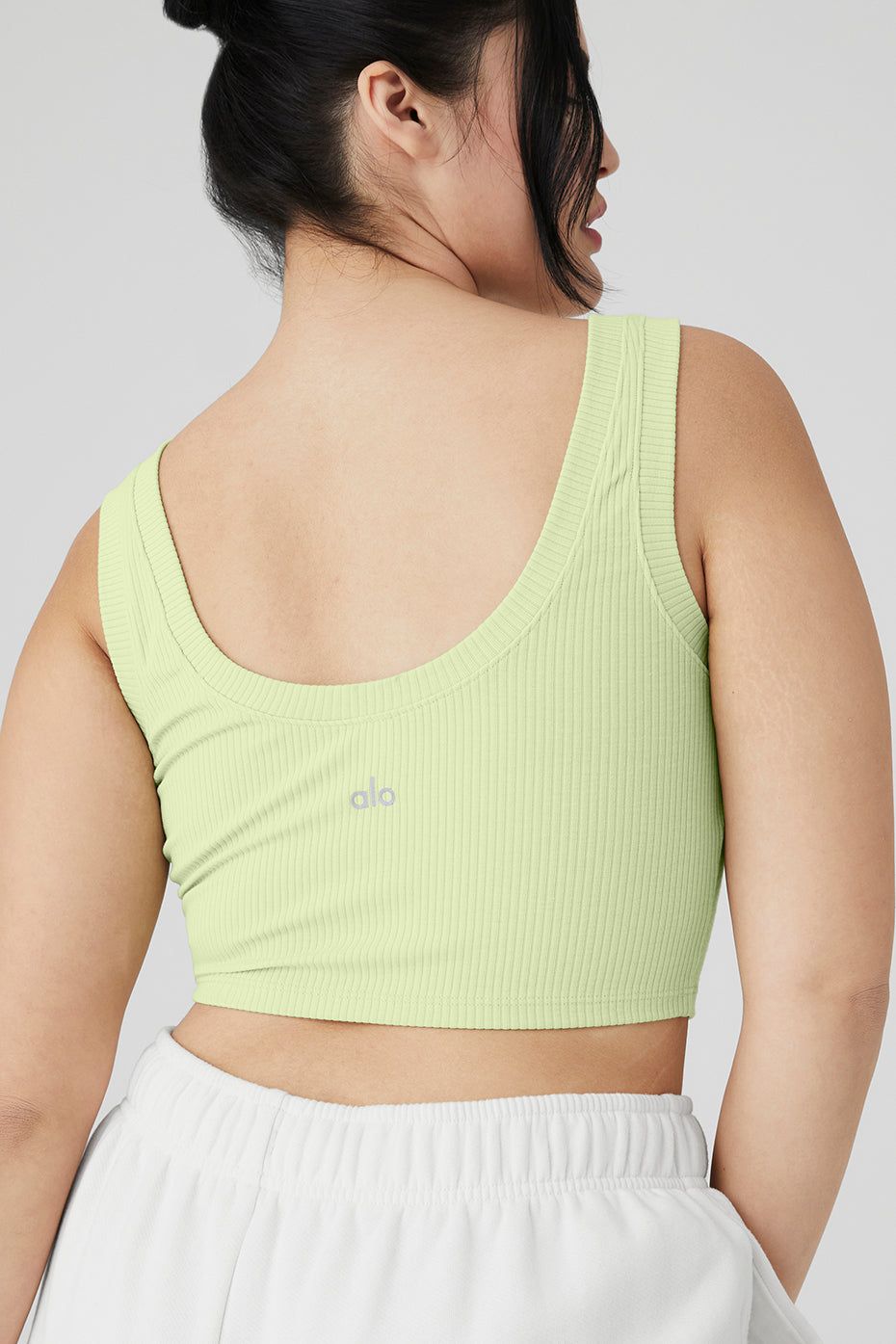 Ribbed Wellness Tank - Iced Green Tea sold by Alo Yoga product image thumbnail 9