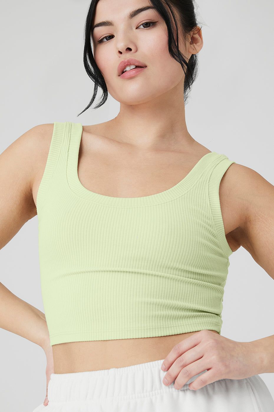 Ribbed Wellness Tank - Iced Green Tea sold by Alo Yoga product image thumbnail 10