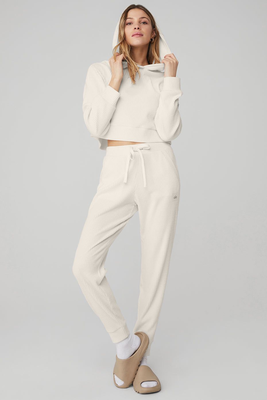 Muse Sweatpant & Hoodie Set - Ivory sold by Alo Yoga product image thumbnail 2