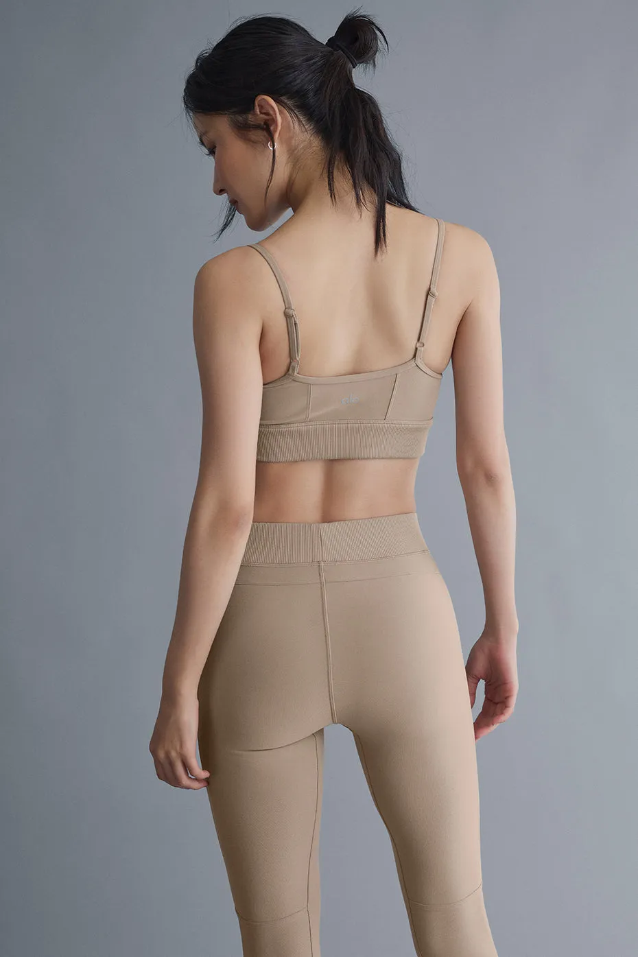 Alosoft Head Start Bra - Gravel sold by Alo Yoga product image thumbnail 2