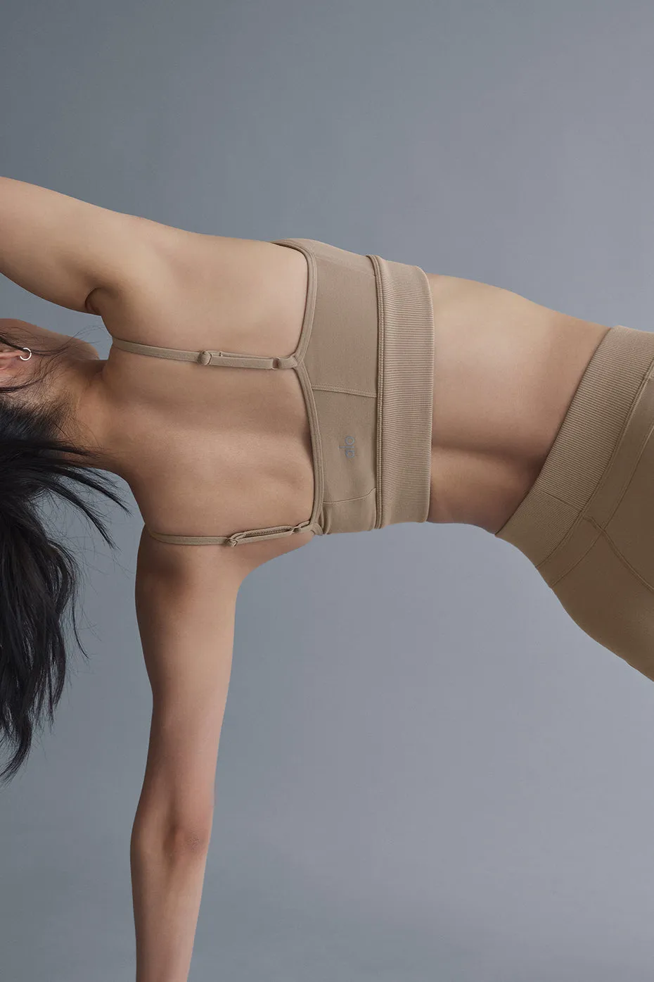 Alosoft Head Start Bra - Gravel sold by Alo Yoga product image thumbnail 5