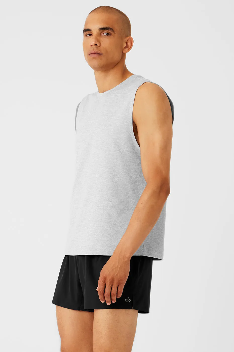 Conquer Muscle Tank - Athletic Heather Grey sold by Alo Yoga product image thumbnail 3