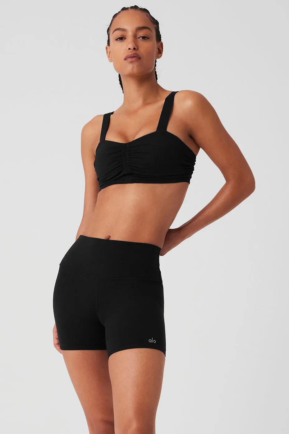 Airbrush Cinch Bra - Black sold by Alo Yoga product image thumbnail 2