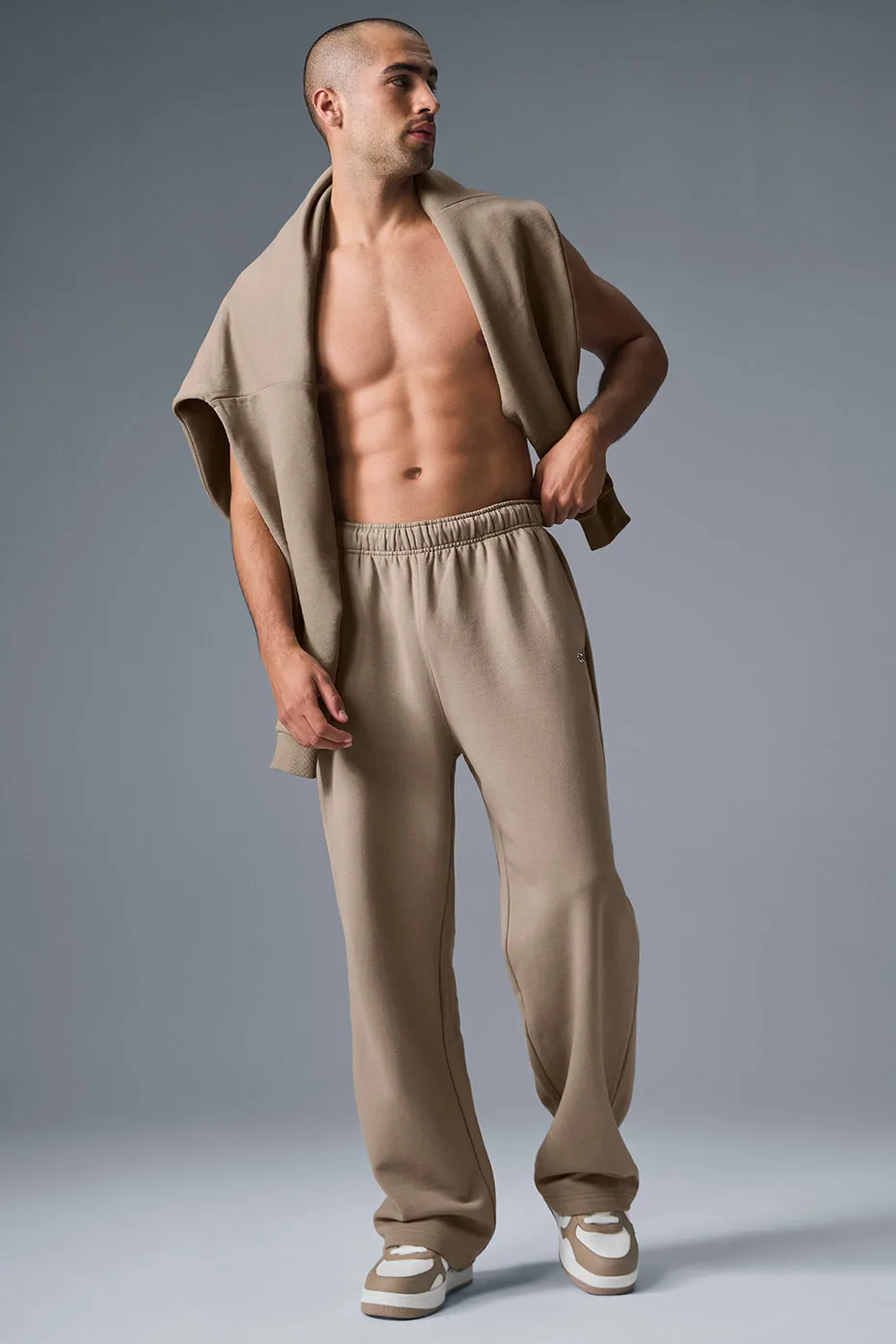 Accolade Straight Leg Sweatpant - Gravel sold by Alo Yoga product image thumbnail 5