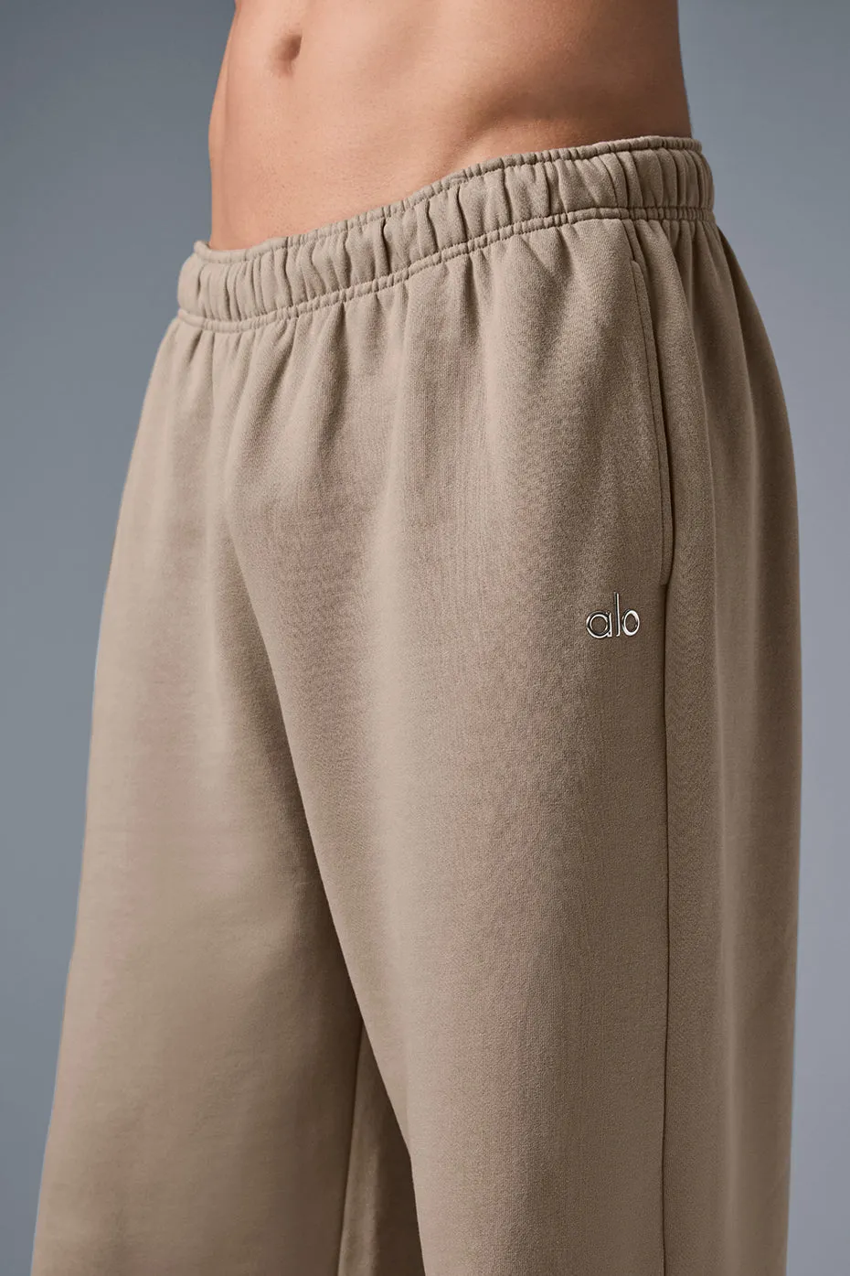 Accolade Straight Leg Sweatpant - Gravel sold by Alo Yoga product image thumbnail 4