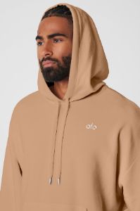 Accolade Hoodie - Toasted Almond sold by Alo Yoga