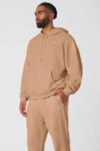 Accolade Hoodie - Toasted Almond sold by Alo Yoga
