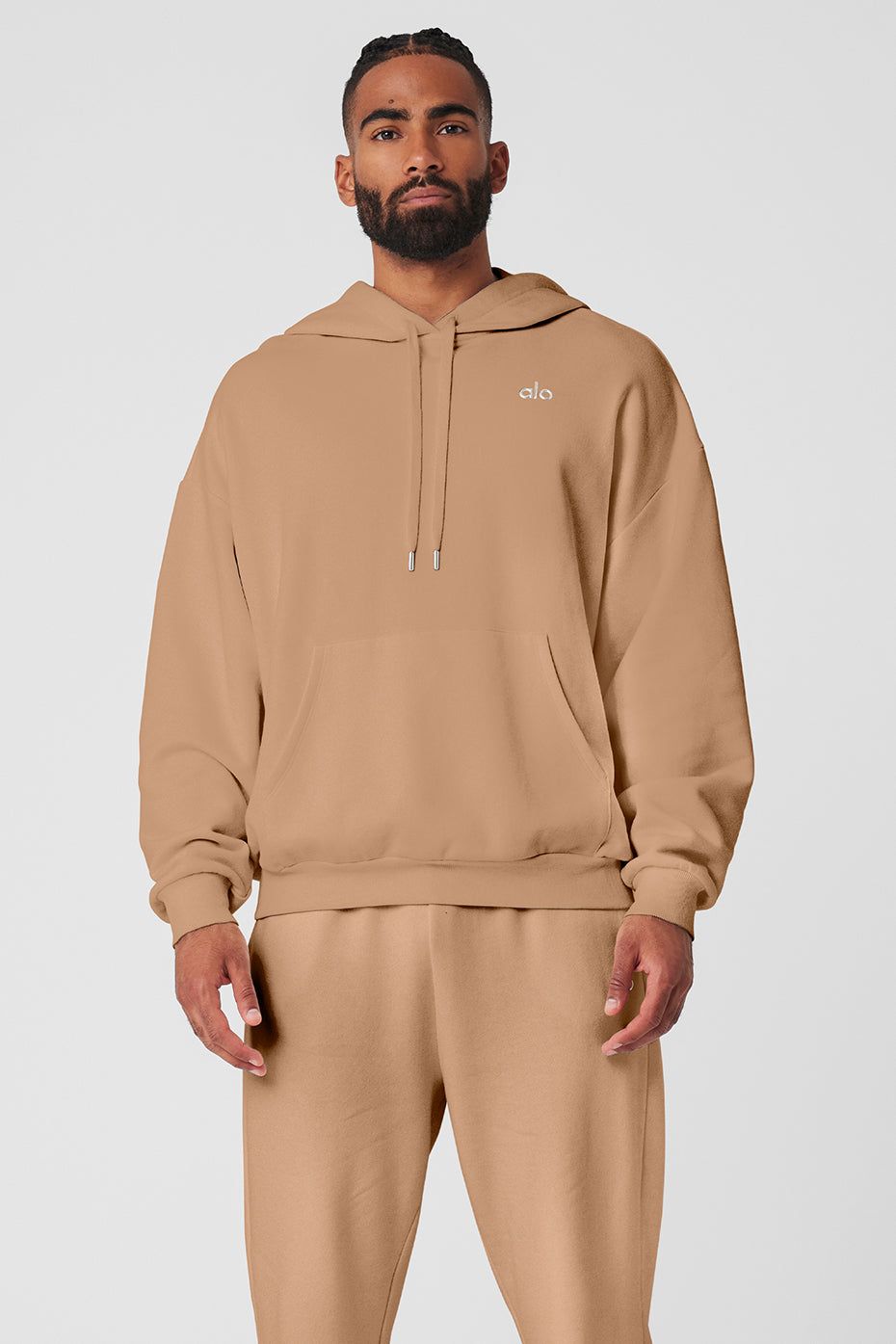 Accolade Hoodie - Toasted Almond sold by Alo Yoga