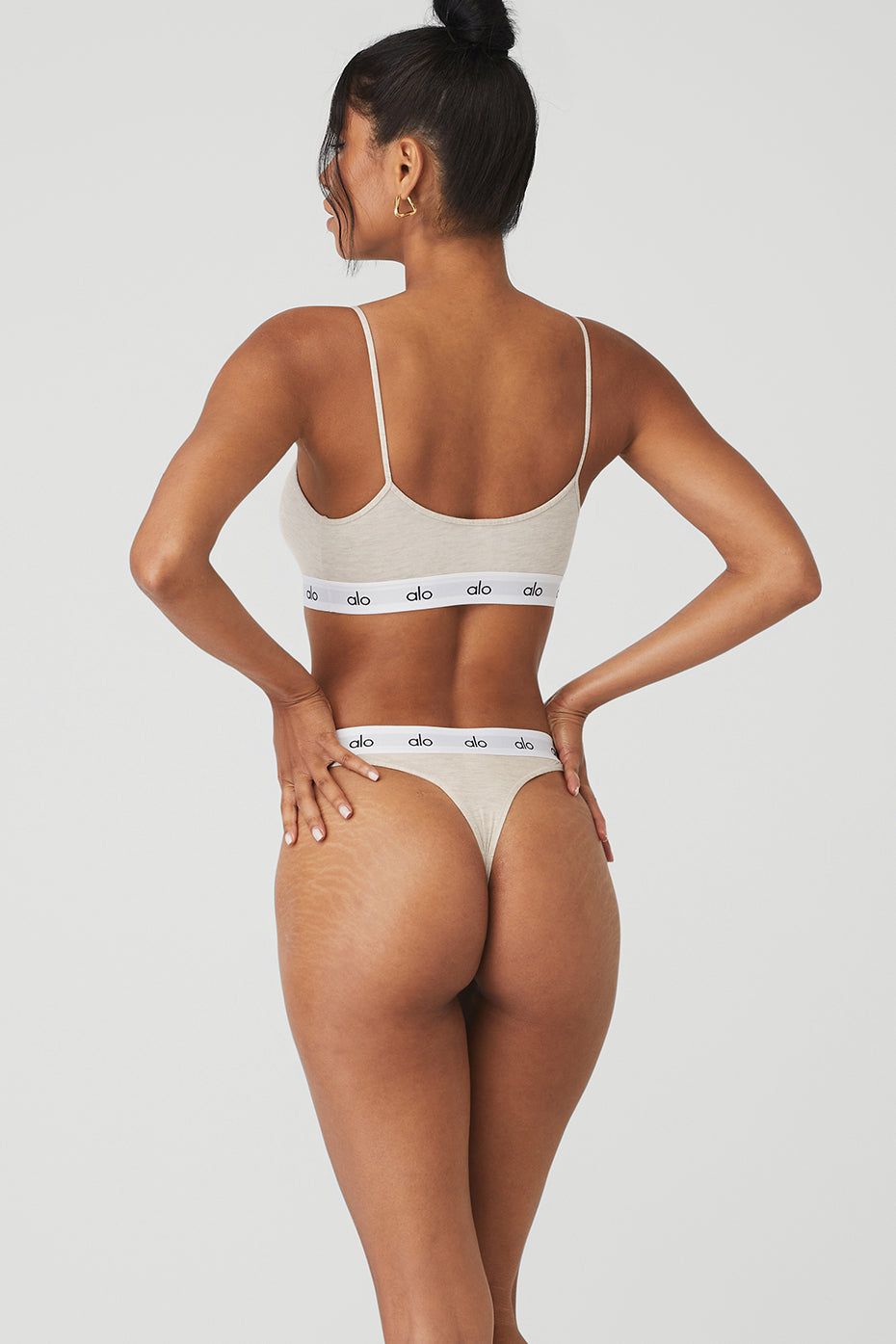 Icon Cami Bra - Oatmeal Heather sold by Alo Yoga product image thumbnail 3