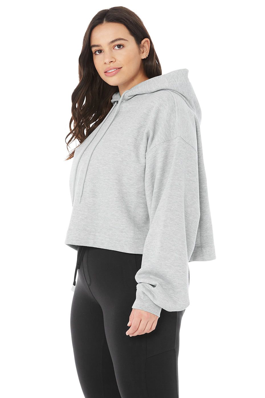 Bae Hoodie - Athletic Heather Grey sold by Alo Yoga product image thumbnail 6