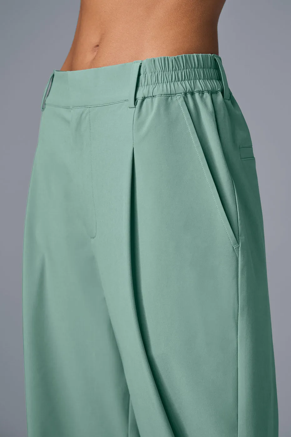 High-Waist Pursuit Trouser (Regular) - Botanical Green sold by Alo Yoga product image thumbnail 5