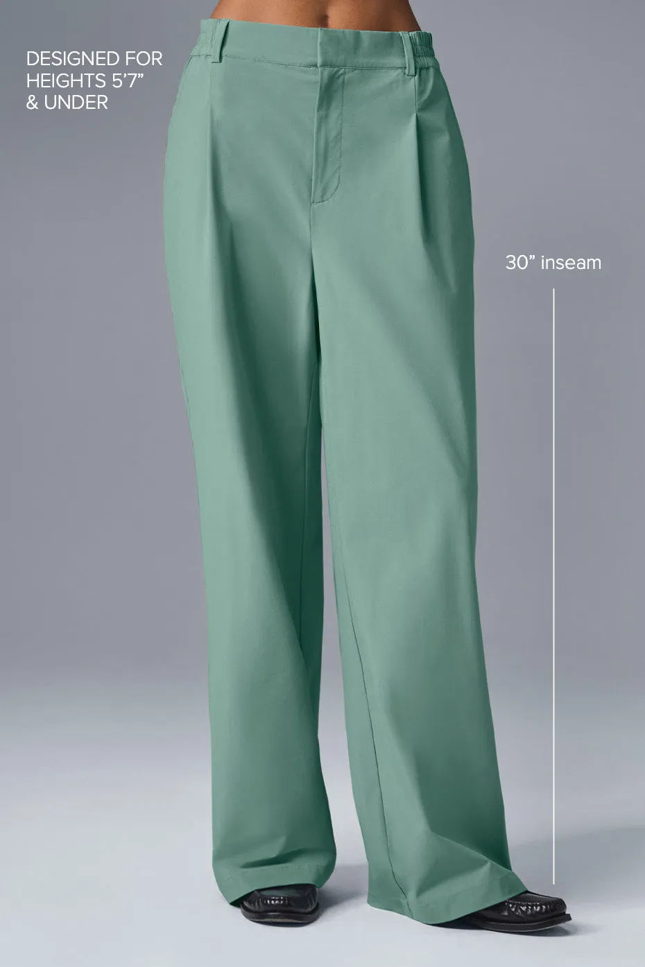 High-Waist Pursuit Trouser (Regular) - Botanical Green sold by Alo Yoga product image thumbnail 2
