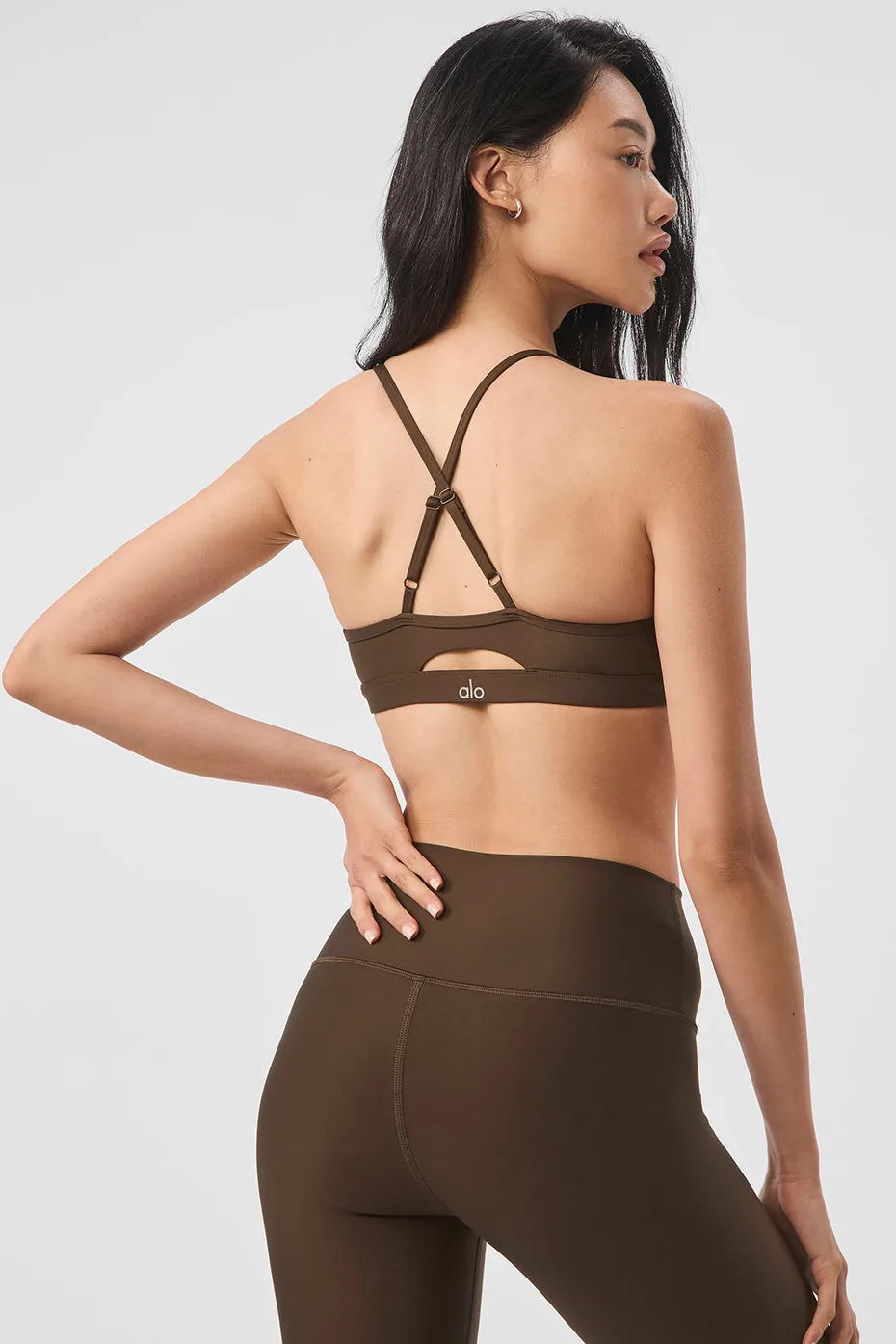 Airlift Intrigue Bra - Espresso sold by Alo Yoga product image thumbnail 2