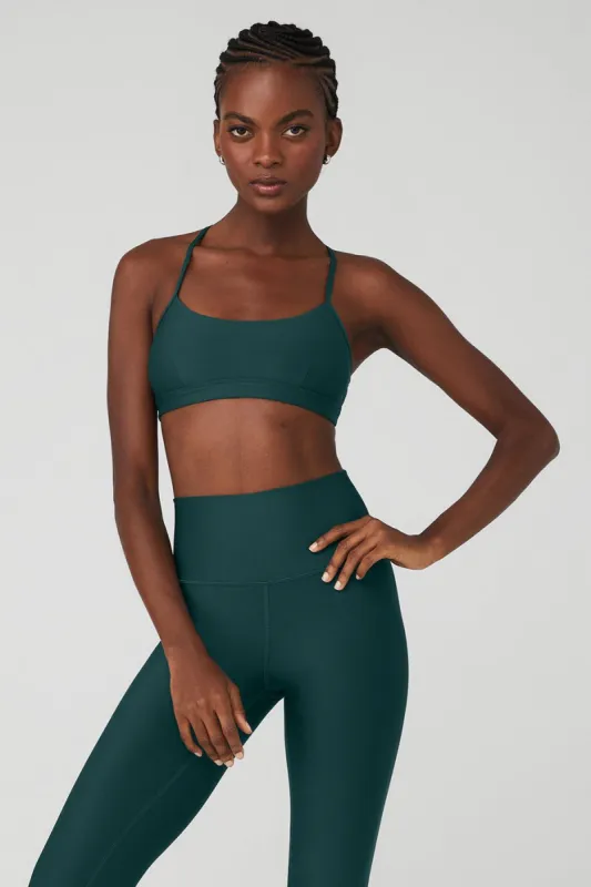 Airlift Intrigue Bra - Midnight Green sold by Alo Yoga