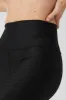 Airlift High-Waist Leopard Debossed Legging - Black sold by Alo Yoga