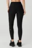 Airlift High-Waist Leopard Debossed Legging - Black sold by Alo Yoga