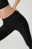 Airlift High-Waist Leopard Debossed Legging - Black sold by Alo Yoga