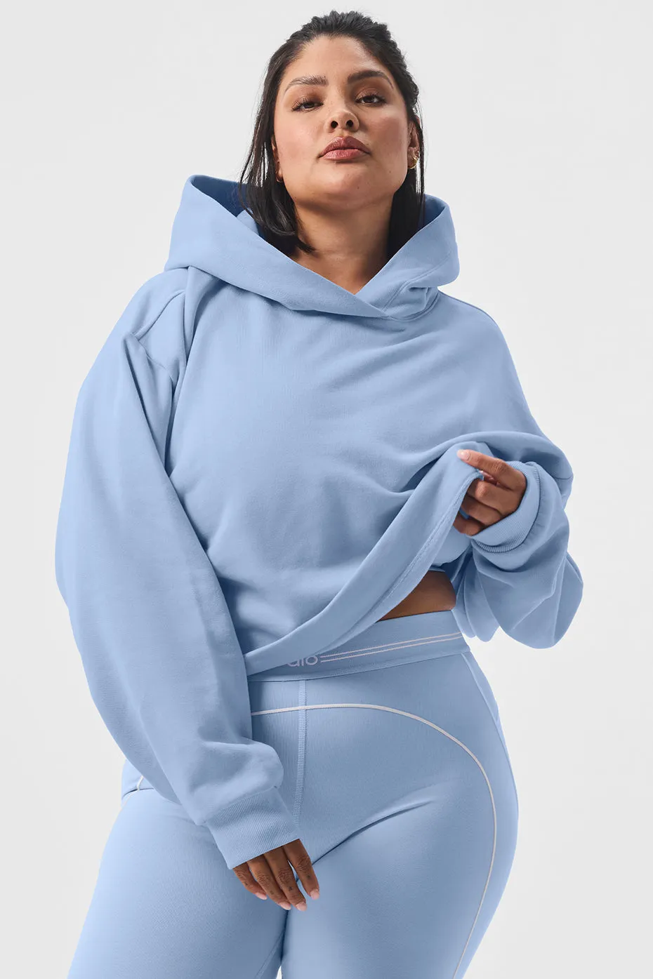Bae Hoodie - Seashell Blue sold by Alo Yoga product image thumbnail 5
