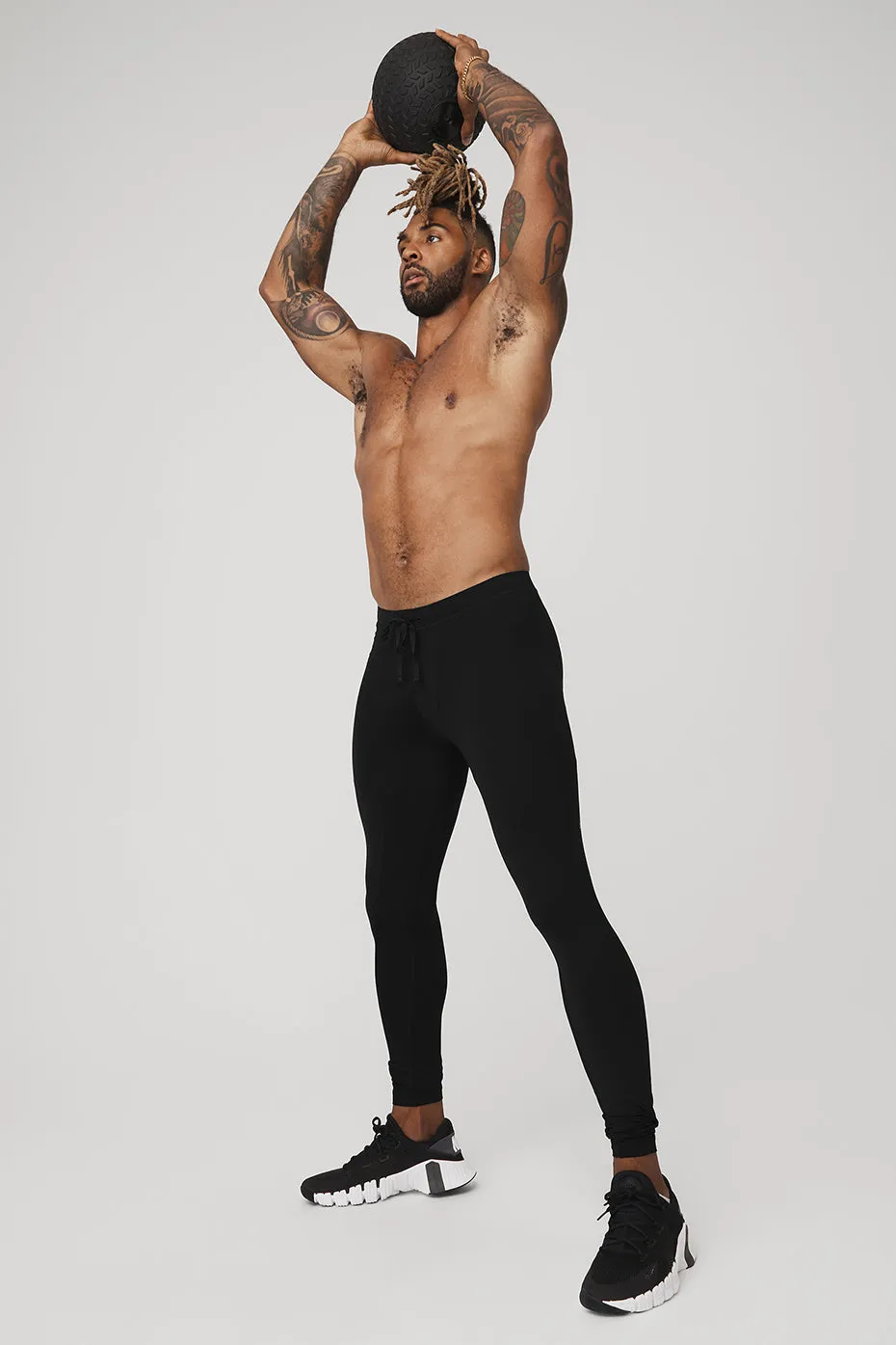 Warrior Compression Pant - Jet Black sold by Alo Yoga product image thumbnail 5