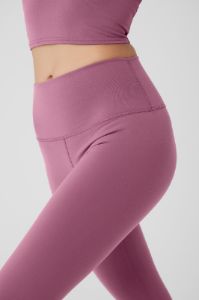 High-Waist Airbrush Legging - Soft Mulberry sold by Alo Yoga