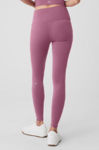 High-Waist Airbrush Legging - Soft Mulberry sold by Alo Yoga