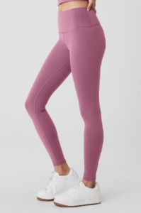 High-Waist Airbrush Legging - Soft Mulberry sold by Alo Yoga