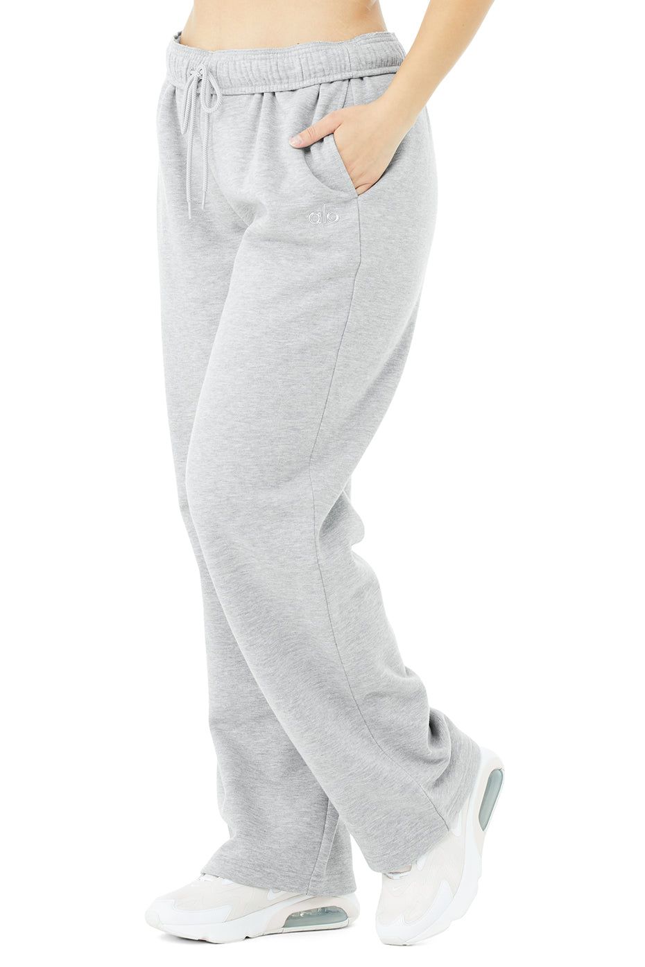 Accolade Straight Leg Sweatpant - Athletic Heather Grey sold by Alo Yoga product image thumbnail 8