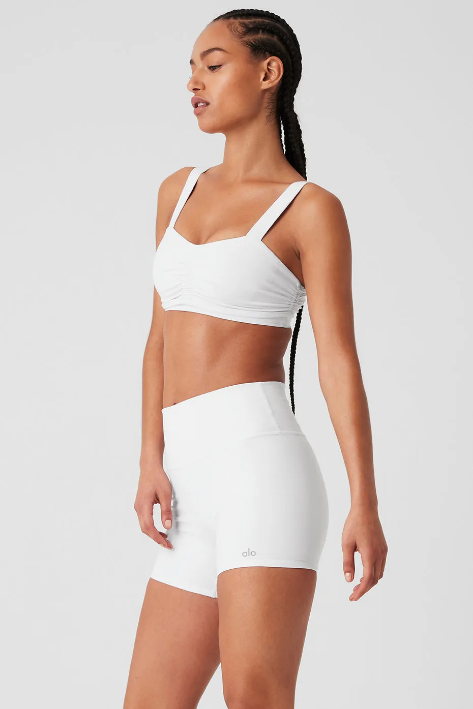 Airbrush Cinch Bra - White sold by Alo Yoga product image thumbnail 3