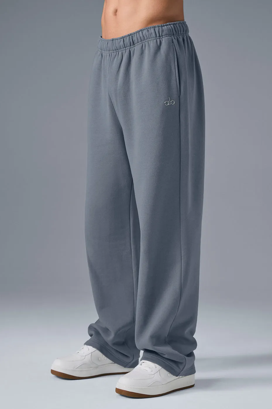 Accolade Straight Leg Sweatpant - Steel Grey sold by Alo Yoga product image thumbnail 3
