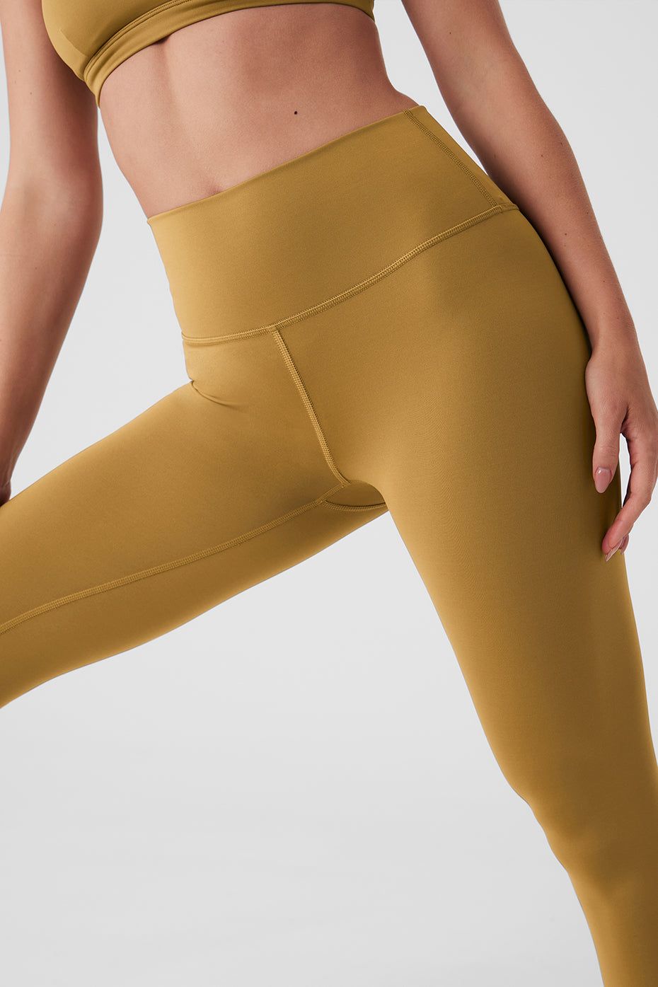 7/8 High-Waist Airlift Legging - Golden Olive Branch sold by Alo Yoga product image thumbnail 4