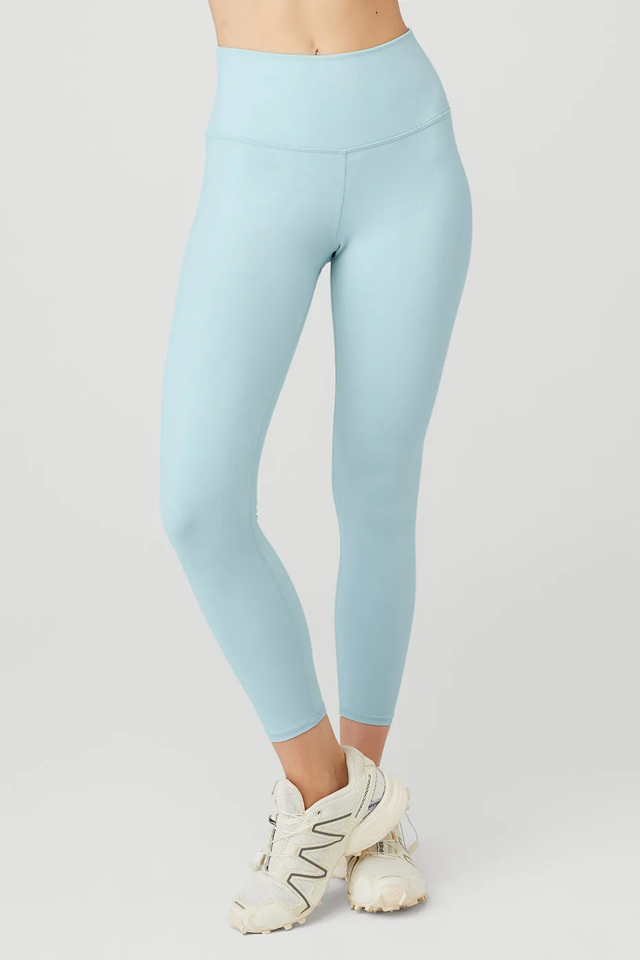 Airbrush Winter Warm High-Waist Nocturne Legging - Chalk Blue sold by Alo Yoga