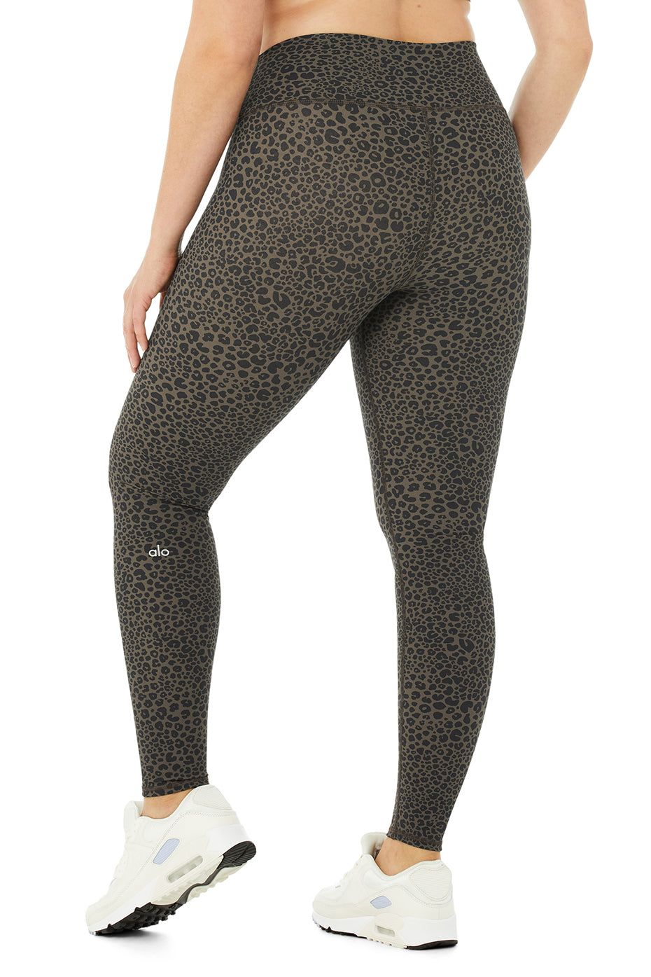 High-Waist Vapor Leopard Legging - Olive Branch sold by Alo Yoga product image thumbnail 9