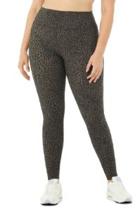 High-Waist Vapor Leopard Legging - Olive Branch sold by Alo Yoga