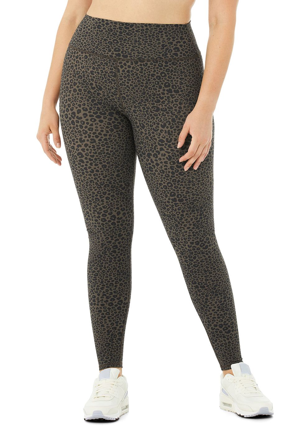 High-Waist Vapor Leopard Legging - Olive Branch sold by Alo Yoga product image thumbnail 7