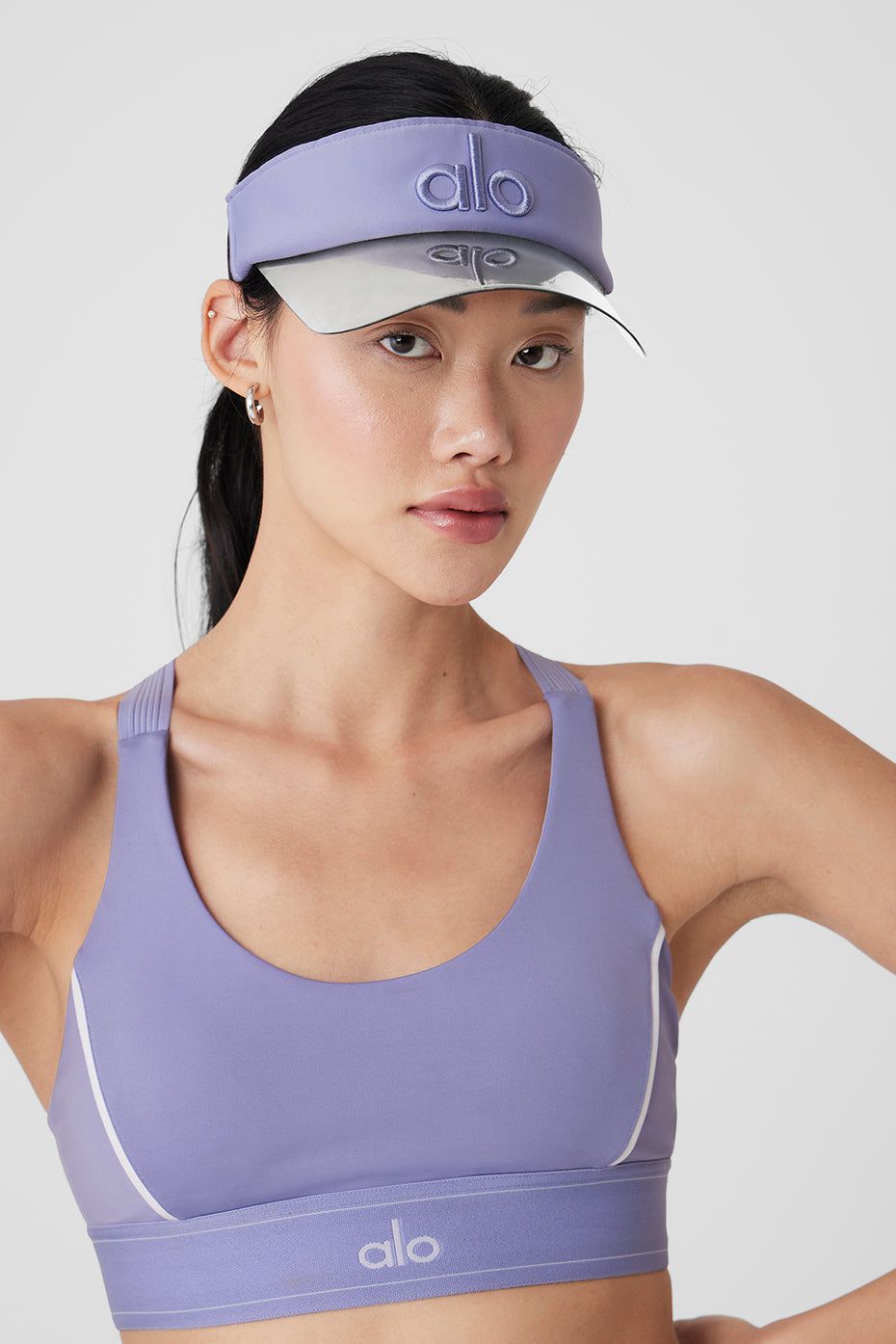 Airlift Solar Visor - Lilac Blue sold by Alo Yoga product image thumbnail 2