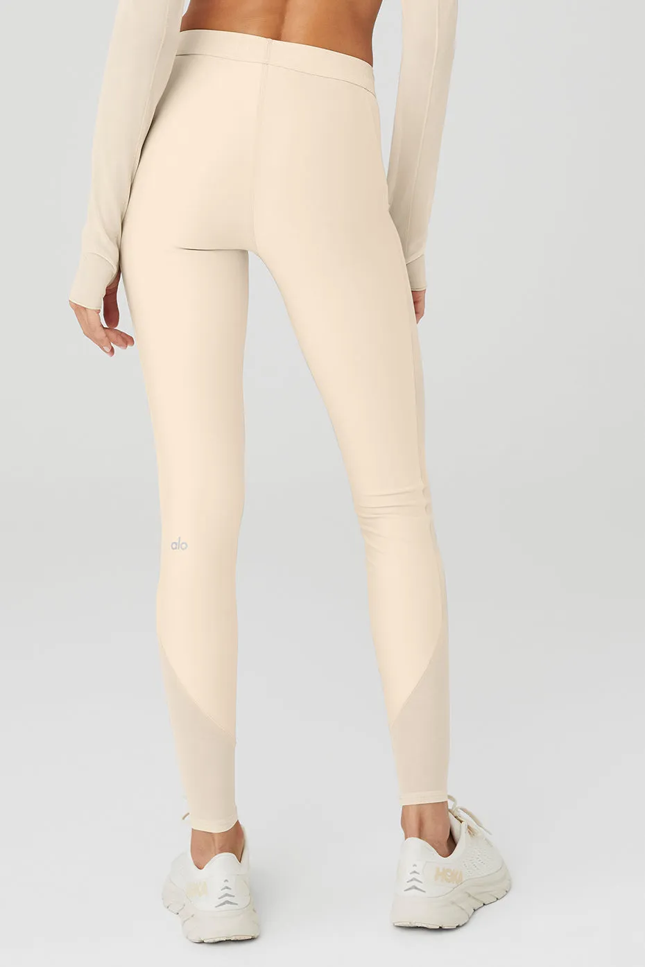 Airlift High-Waist Ballet Dream Legging - Macadamia sold by Alo Yoga product image thumbnail 2